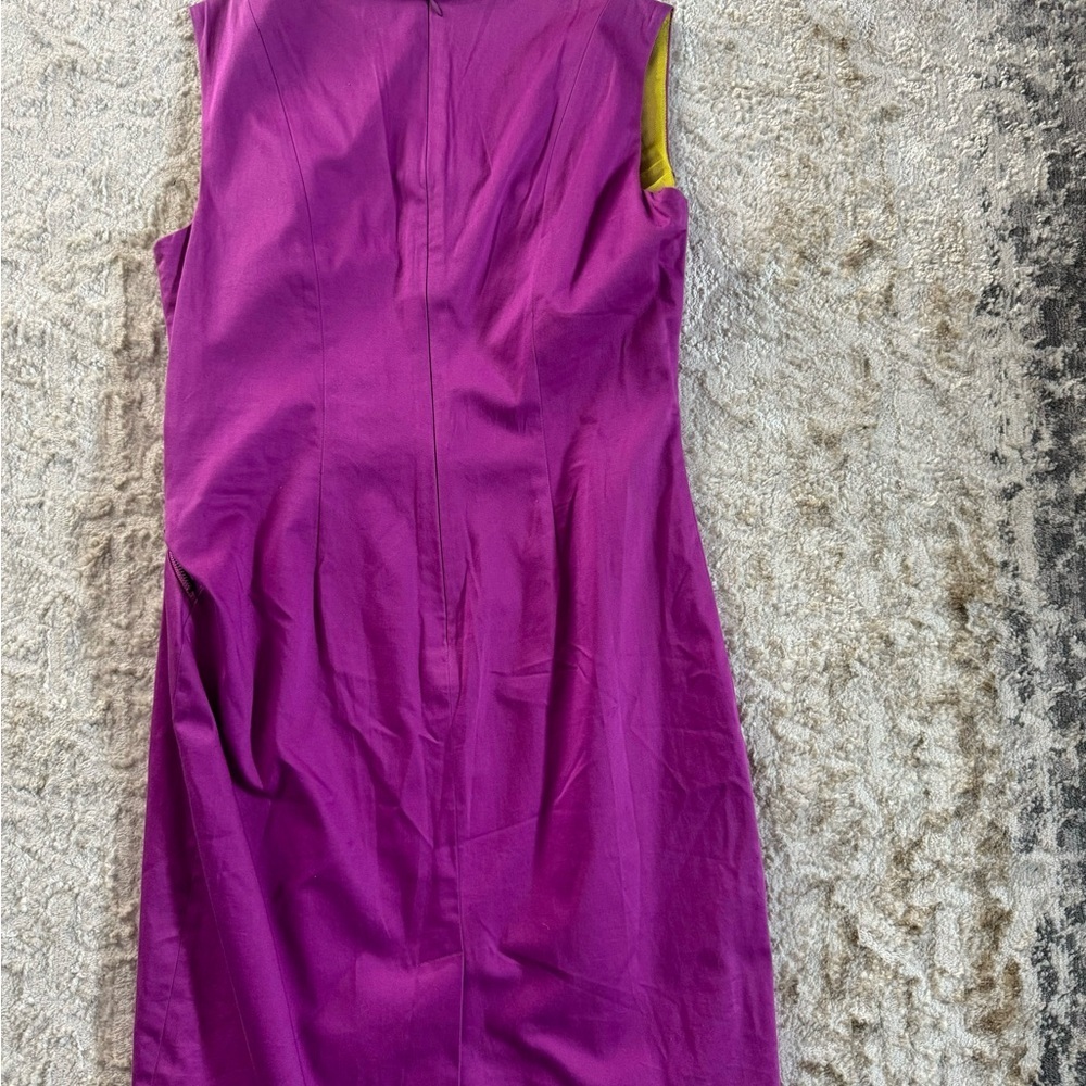 Marc New York Vibrant Purple Mini Dress with Zipper Accents - Picture 2 of 3